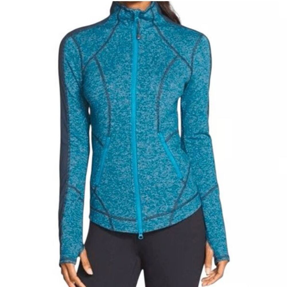 Zella 'Physique' Jacket Teal and Navy M